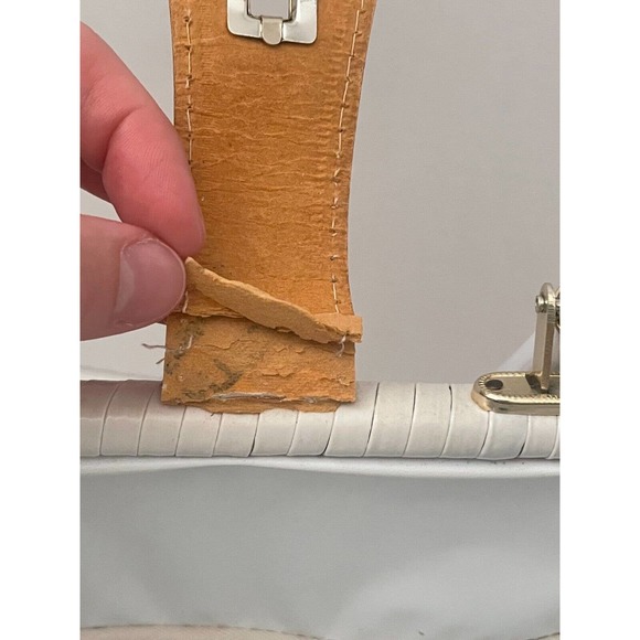 John Wind Vintage Woven Wicker Retro 70's Style Hand Bag Purse - Picture 11 of 11